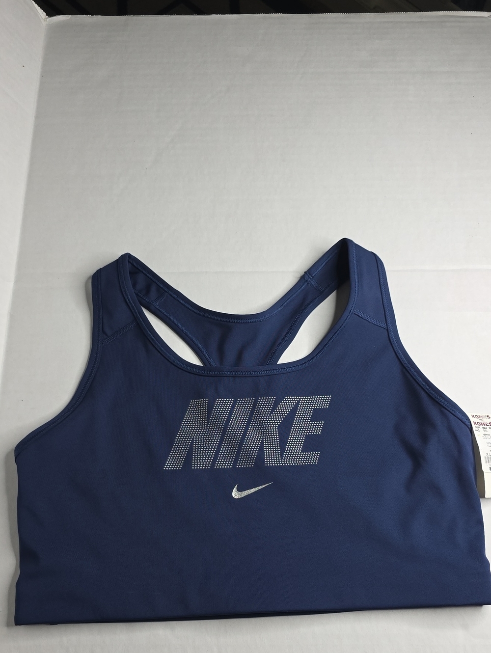 Nike Women's Blue Racerback Sports Bra